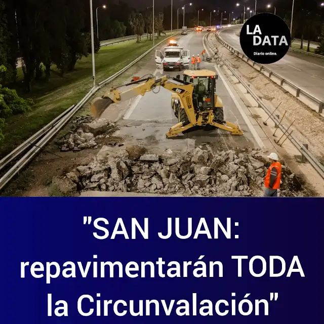 REPAVIMENTARÁN TODA LA CIRCUNVALACIÓN DE SAN JUAN